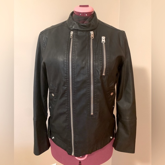 G-Star Raw Vegan leather jacket, like new condition. size M no labels. NWOT - Picture 4 of 6